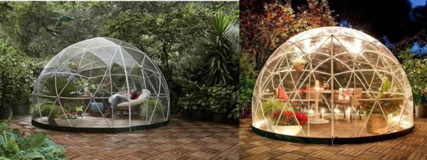 要有院子一定這麼裝，紅磚鋪圓形休閒區，冬夏都能用，重點不過時