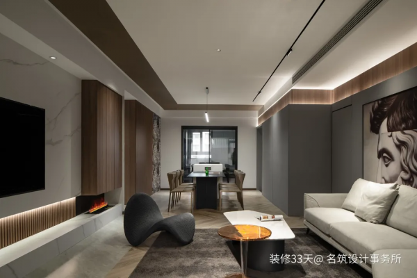 現代簡約六口之家五室大平層 現代簡約六口之家五室大平層