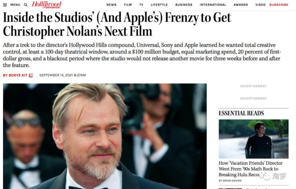 諾蘭新片預算超14億，這次要實拍原子彈？