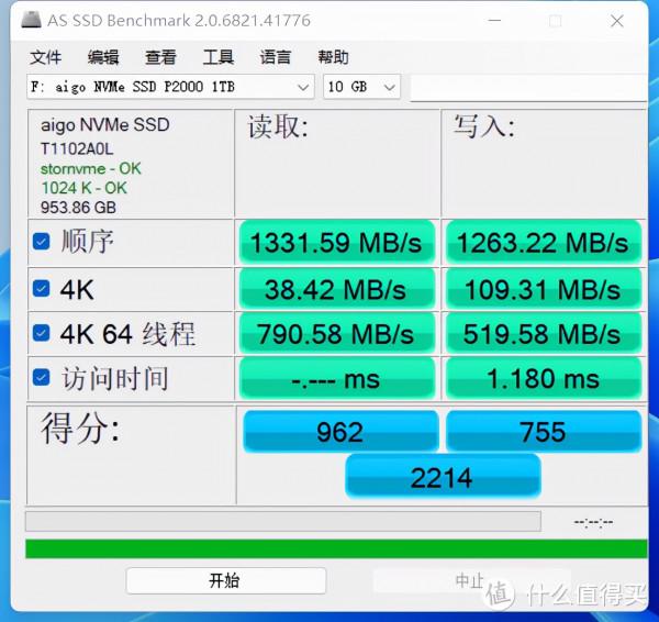399元入手愛國者1TB SSD P2000測評分享：4毛1GB，還要啥腳踏車