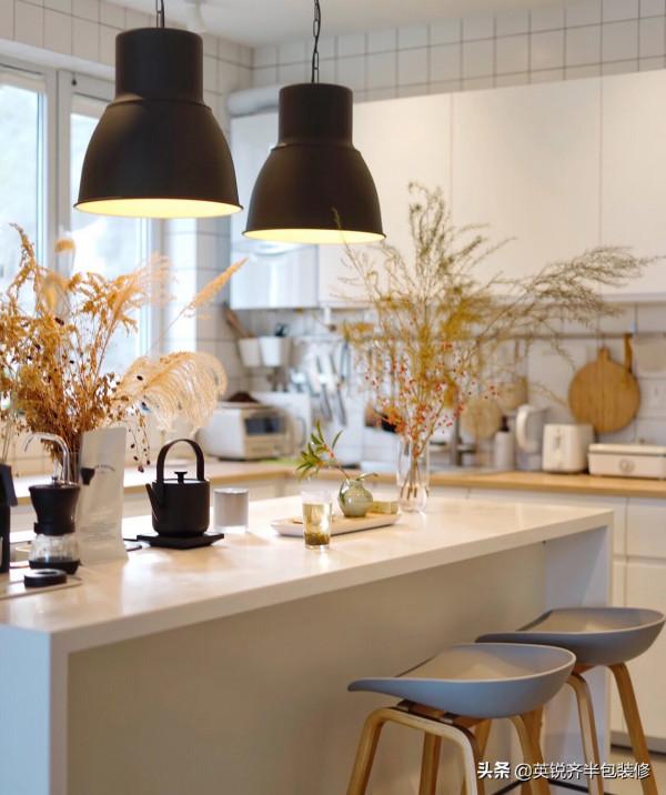 假如你家餐廚能做島臺，這樣的開放式廚房才最完美