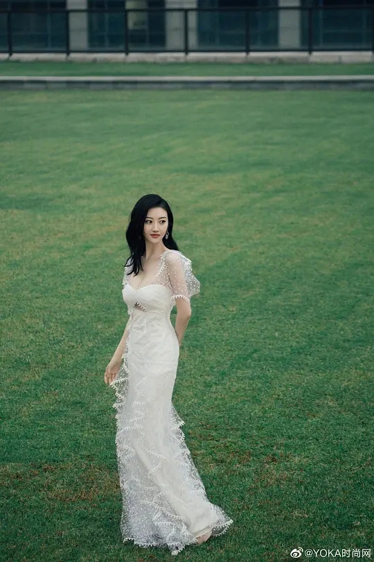 景甜 笑容甜美 太美啦