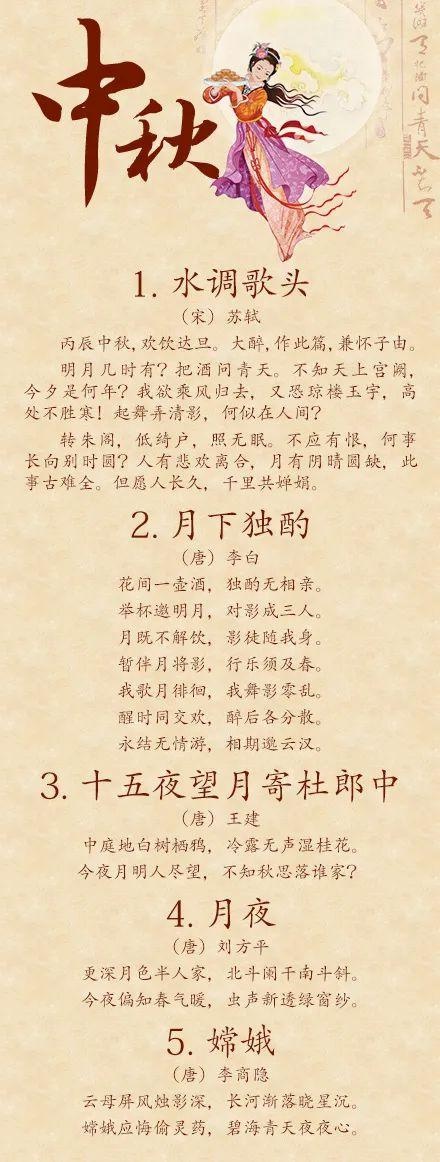 40首望月懷遠的古詩詞，你會背幾首？