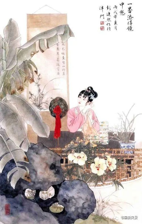 把24節氣，畫成紅樓美人