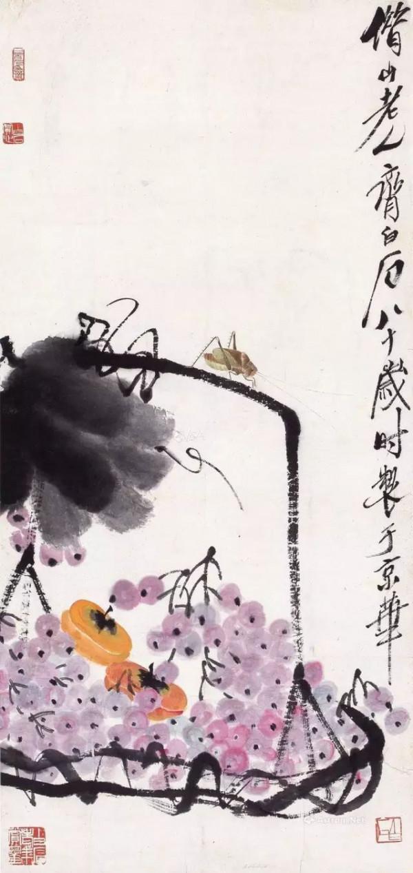 歲歲年年，“柿柿如意”丨國畫柿子