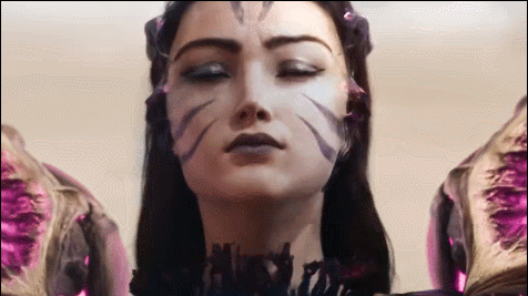 英雄聯盟最新CG！卡莎大戰挖掘機，戴上面具那一刻，就知道她贏了