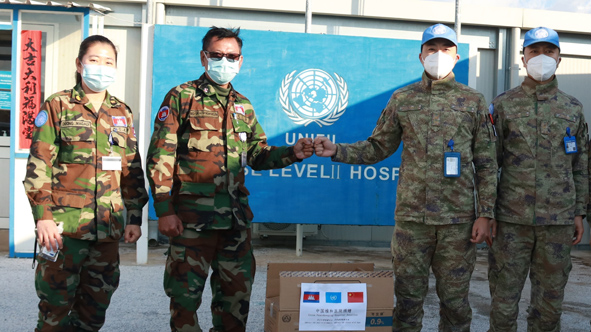 中國赴黎維和醫療分隊為聯黎部隊柬埔寨工兵營應對新冠疫情爆發提供緊急援助