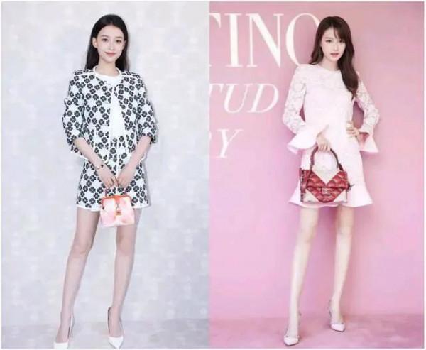 35歲的楊冪凍齡十足，周冬雨少女感爆棚，全都是因為“漫畫腿”啊