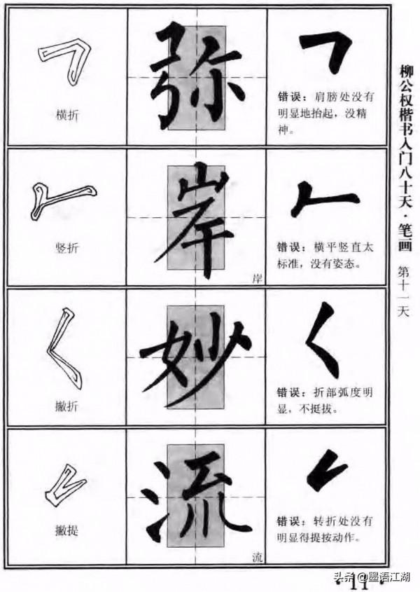 柳公權楷書入門80天書法教程