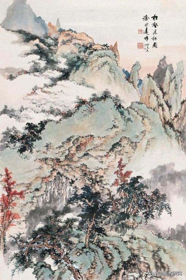 張大千頂禮膜拜的畫家，作品太美啦