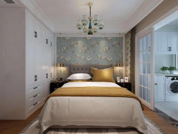 143平三居室美式風格