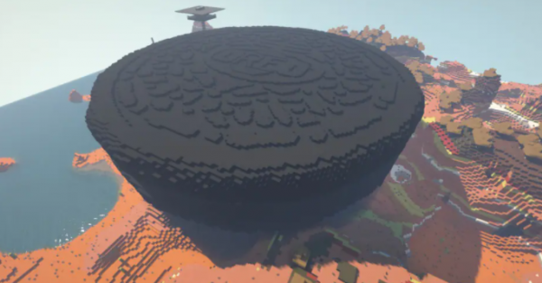 玩家在《我的世界》打造超巨大奧利奧餅乾 耗時一週4.6萬方塊