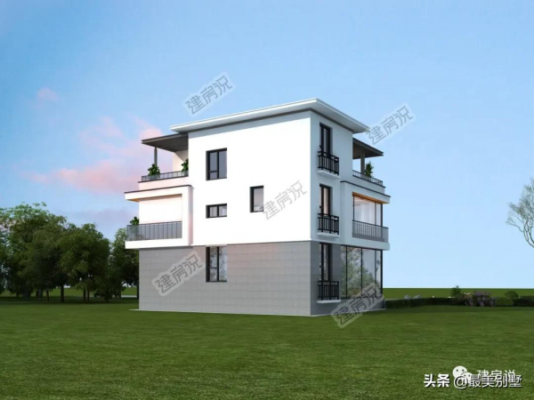 時尚現代風別墅，簡直在赤裸裸的誘惑我回農村，回頭率超高