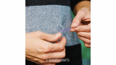 衣服拉鍊壞了別擔心，一根吸管就修復，太省事啦