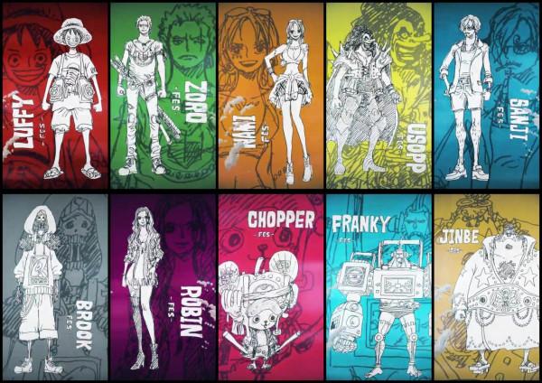 海賊王劇場版情報：草帽團造型公佈！娜美雙馬尾，羅賓美出天際