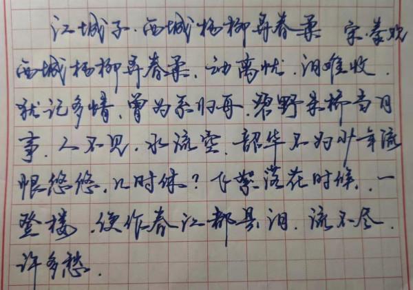 津東綠葉行楷書寫--宋詞 津東綠葉行楷書寫--宋詞