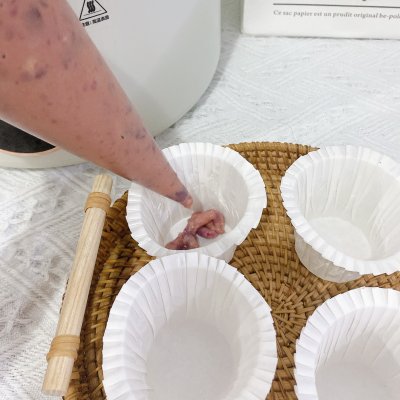 快樂減脂|低卡紫薯小蛋糕(無麵粉版) 快樂減脂|低卡紫薯小蛋糕(無麵粉版)