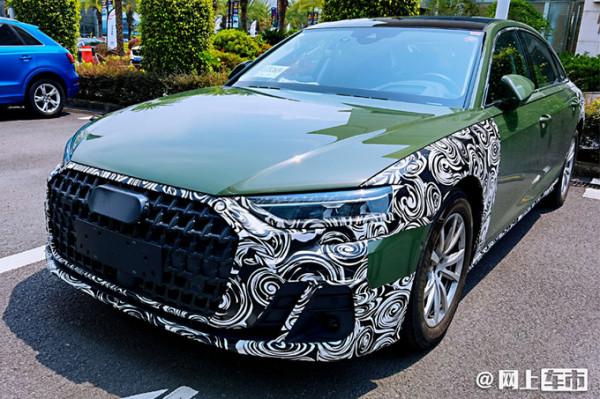 奧迪新款A8國內實拍！增超長軸距版，11月亮相，PK邁巴赫