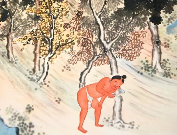 中國香文化《瓊黎風俗圖》之古黎人採香 中國香文化《瓊黎風俗圖》之古黎人採香