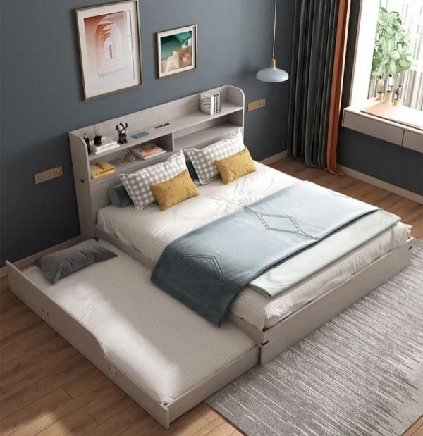 雙人床落伍了，新式“拖拉床”一出，整潔美觀省空間，太機智了