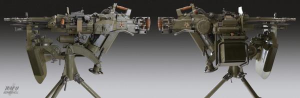 藝術 | 國外藝術家INKED BOMBSHELL的概念武器系統