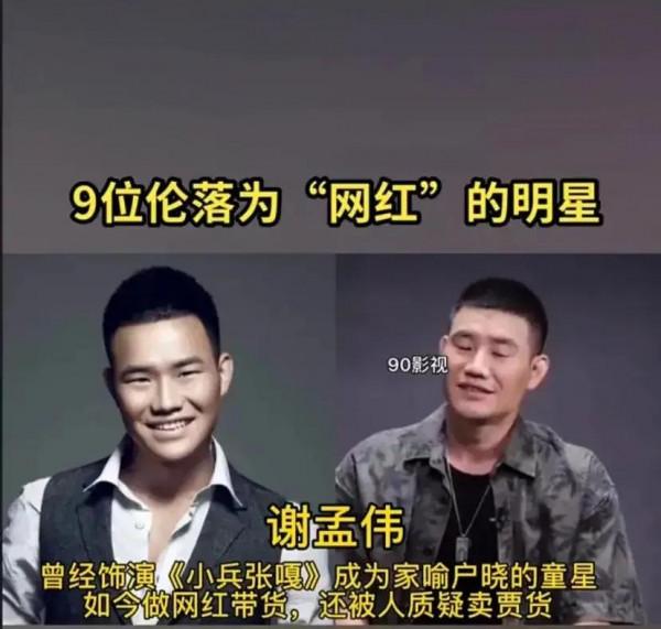 九位淪為網紅的明星們