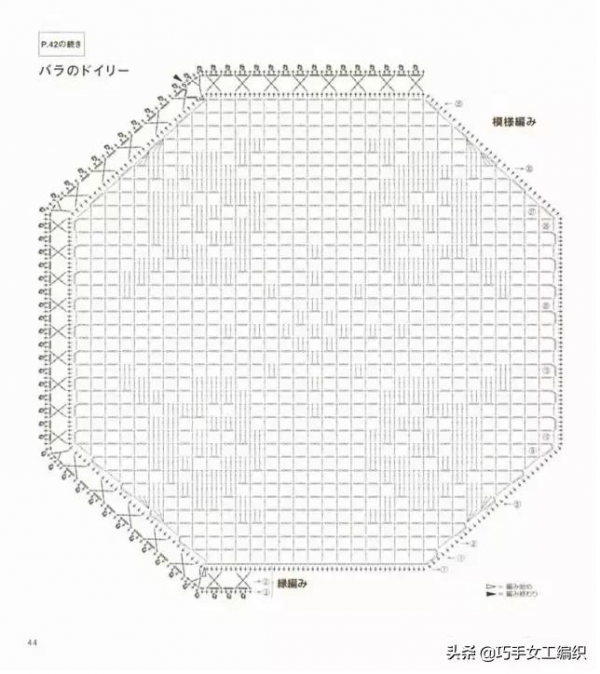 杯墊餐墊居然這麼美，幾團零碎毛線就能鉤一堆！（附圖解）