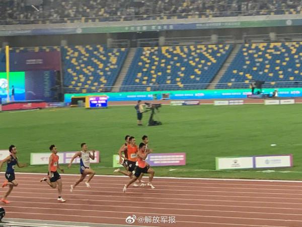 全運會百米決賽 蘇炳添9秒95奪冠