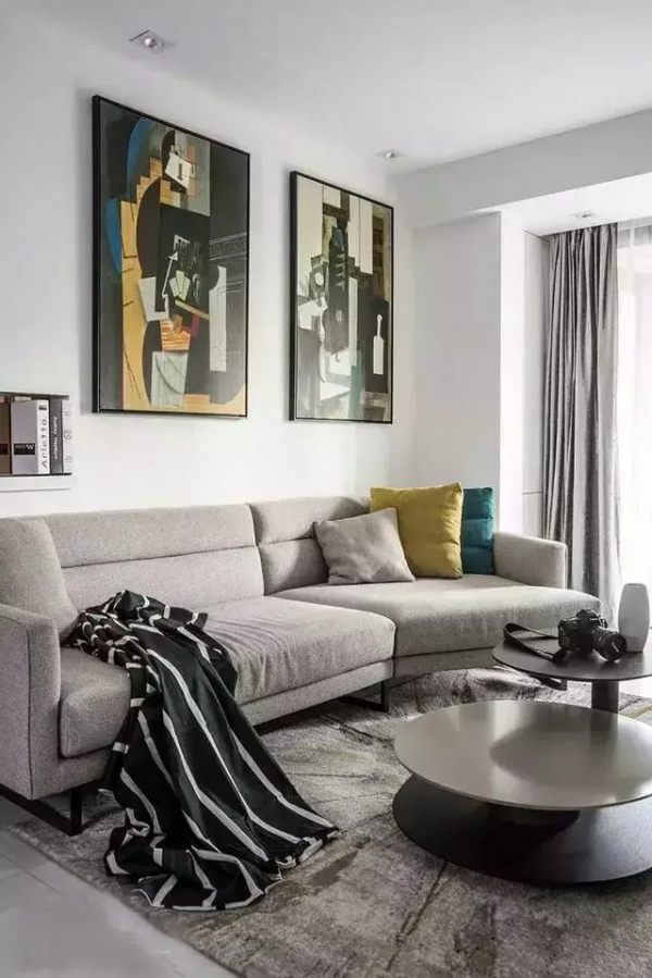 89㎡現代簡約風，大膽的設計，顯得格外溫馨與端莊