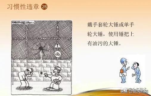 最新安全生產百錯圖及漫畫！（收藏學習）