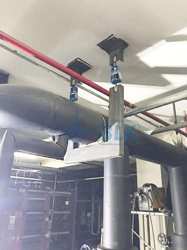 管道吊掛式減震器安裝例項