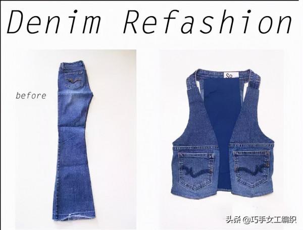 孩子的衣服不用買，幾條舊牛仔褲改造，穿都穿不完！（附教程）