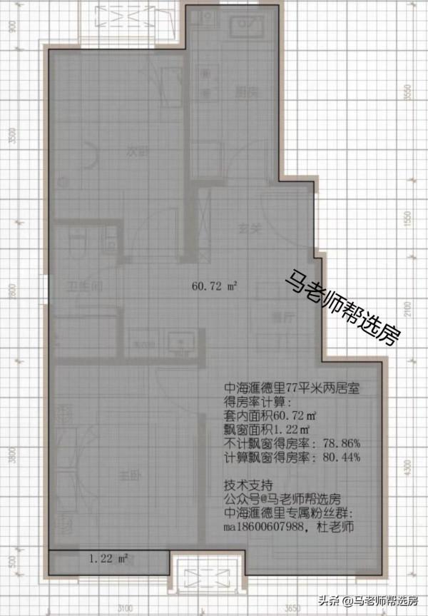 馬老師 || 中海滙德里，算得房率不求人！一層+下躍首發