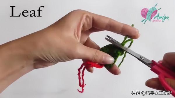 用零線就把蔬菜水果鉤得如此逼真，比新鮮的還要美