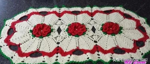 編織杯墊、餐墊、周邊花邊等多種方案圖解