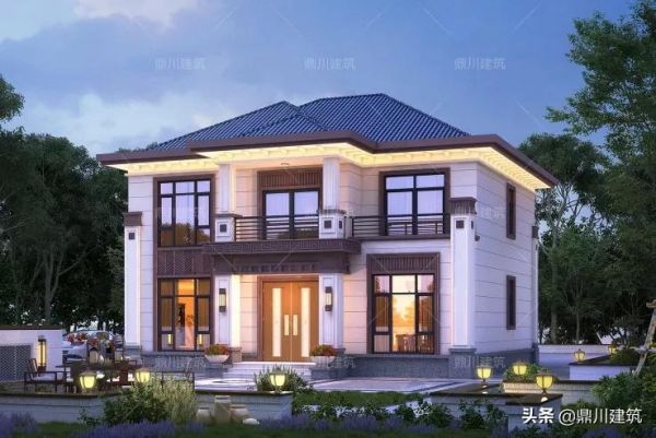 5套二層新中式別墅，四平八穩佈局周正，自有一股穩重的氣度