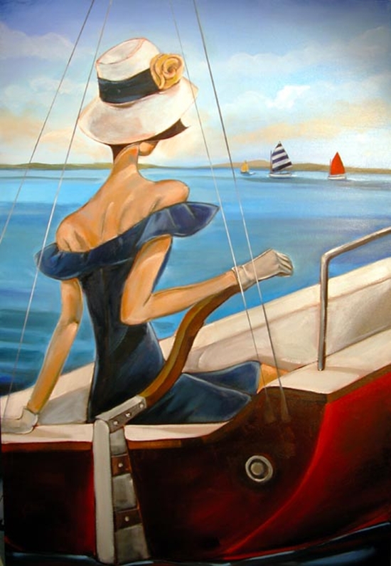 美國復古形象畫家 崔西·比德爾 作品欣賞 美國復古形象畫家 崔西·比德爾 作品欣賞