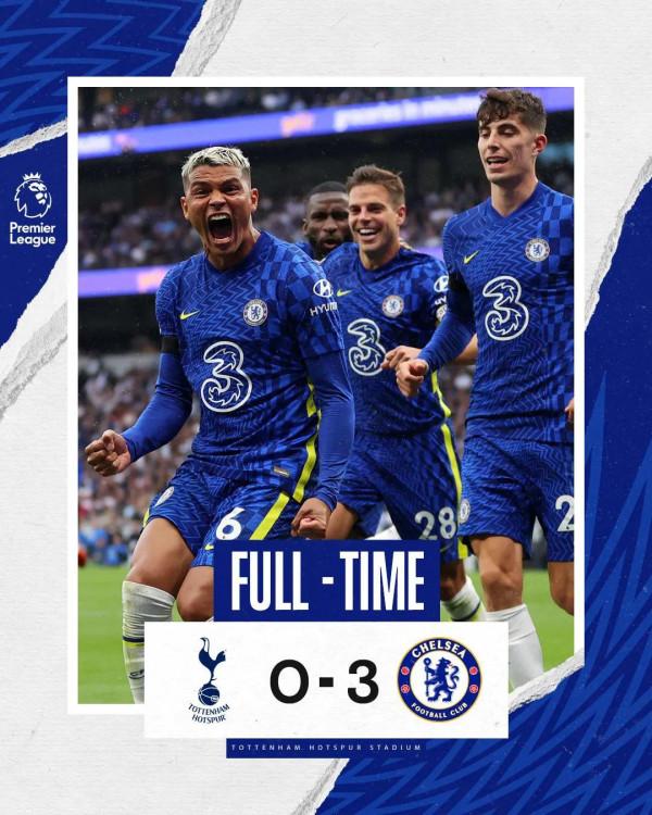 倫敦德比切爾西3:0熱刺
