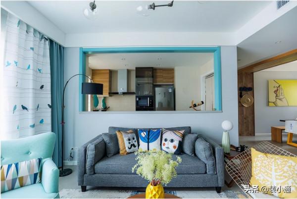 裝修效果圖/藍色格調,混搭風格的住宅 裝修效果圖/藍色格調,混搭風格的住宅