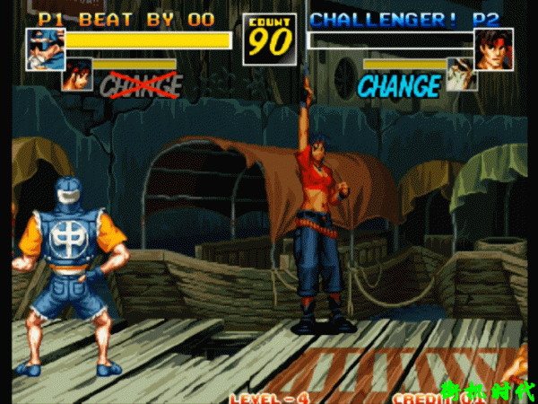 經典街機《餓狼傳說》怪不得東丈沒女朋友，原來訓練時被鱷魚咬了