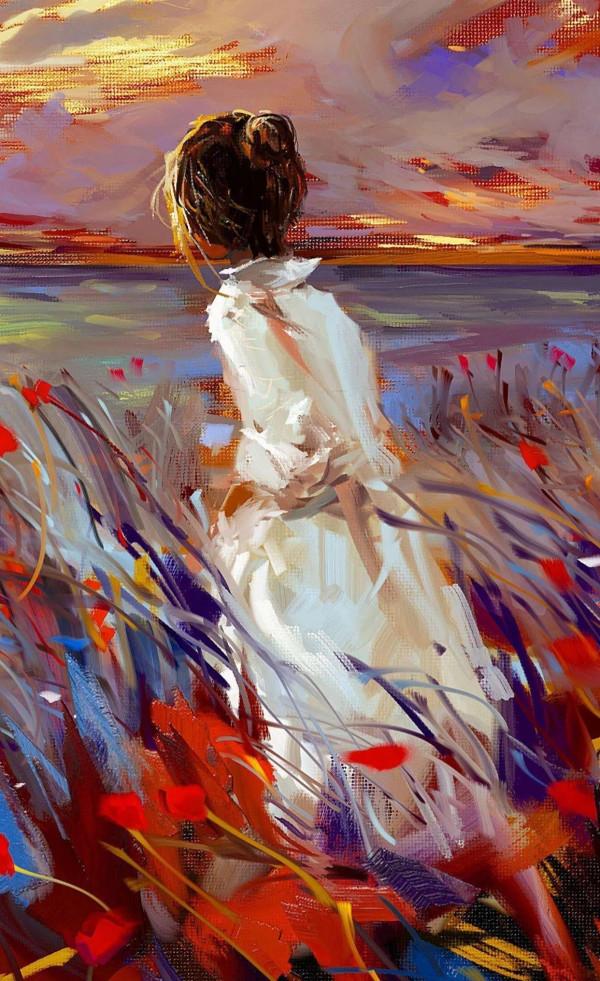 殘陽如血，唯以時光撫愛