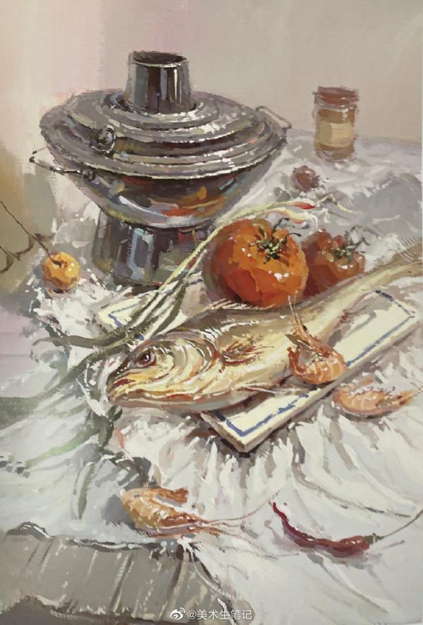 色彩中的魚怎麼畫出鮮活感？抓住特徵畫出寫實感