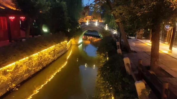 美輪美奐的臺兒莊古城夜景（4）