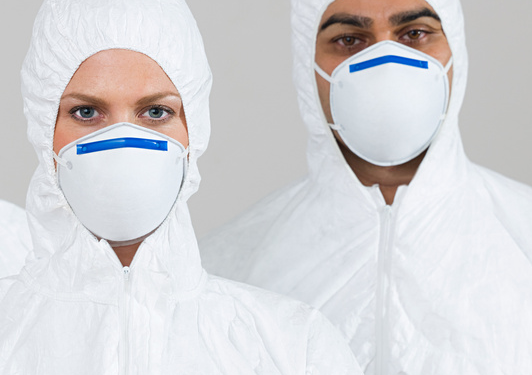 防護服與面罩材料升級!新型多功能複合織物:可同時抵禦新冠病毒與化學毒劑 防護服與面罩材料升級!新型多功能複合織物:可同時抵禦新冠病毒與化學毒劑
