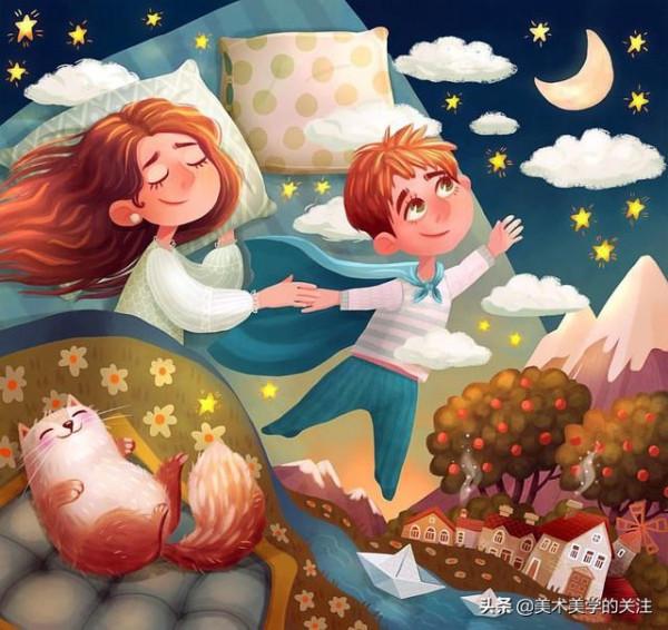 插畫在天馬行空的時間裡穿梭，擁有主體的畫面回想