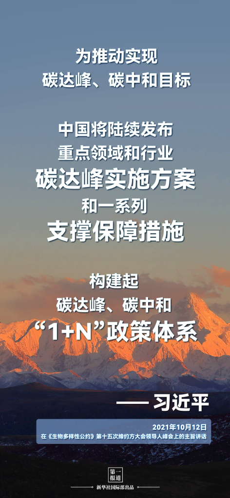 第一報道 | 參與引領全球氣候治理 習主席這樣宣示