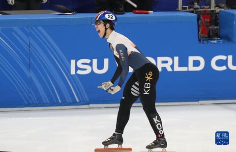 短道速滑——世界盃北京站男子1000米決賽：黃大恆獲得冠軍