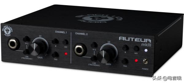 黑獅音訊釋出帶有雙通道變壓器耦合的話筒放大器Auteur mkIII