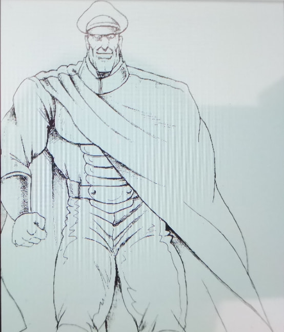 經典遊戲《街頭霸王2》最初的角色草稿，除了春麗就沒一個認識的