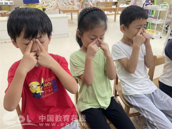 良渚杭行幼兒園開展保護視力宣傳教育